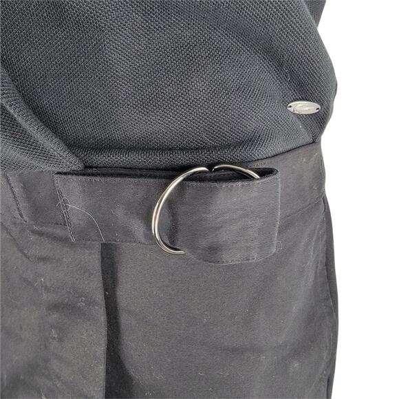 NEW Lacoste Wrap Dress Short Sleeve Black Logo Size 36 (XS) - Picture 4 of 6